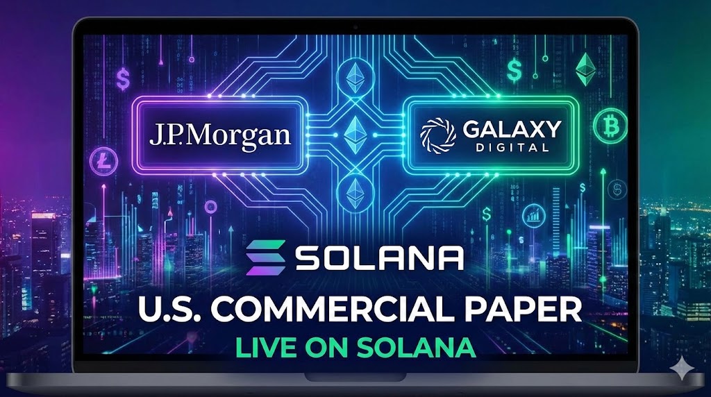 JPMorgan and Galaxy Digital Break New Ground: U.S. Commercial Paper Goes Live on Solana